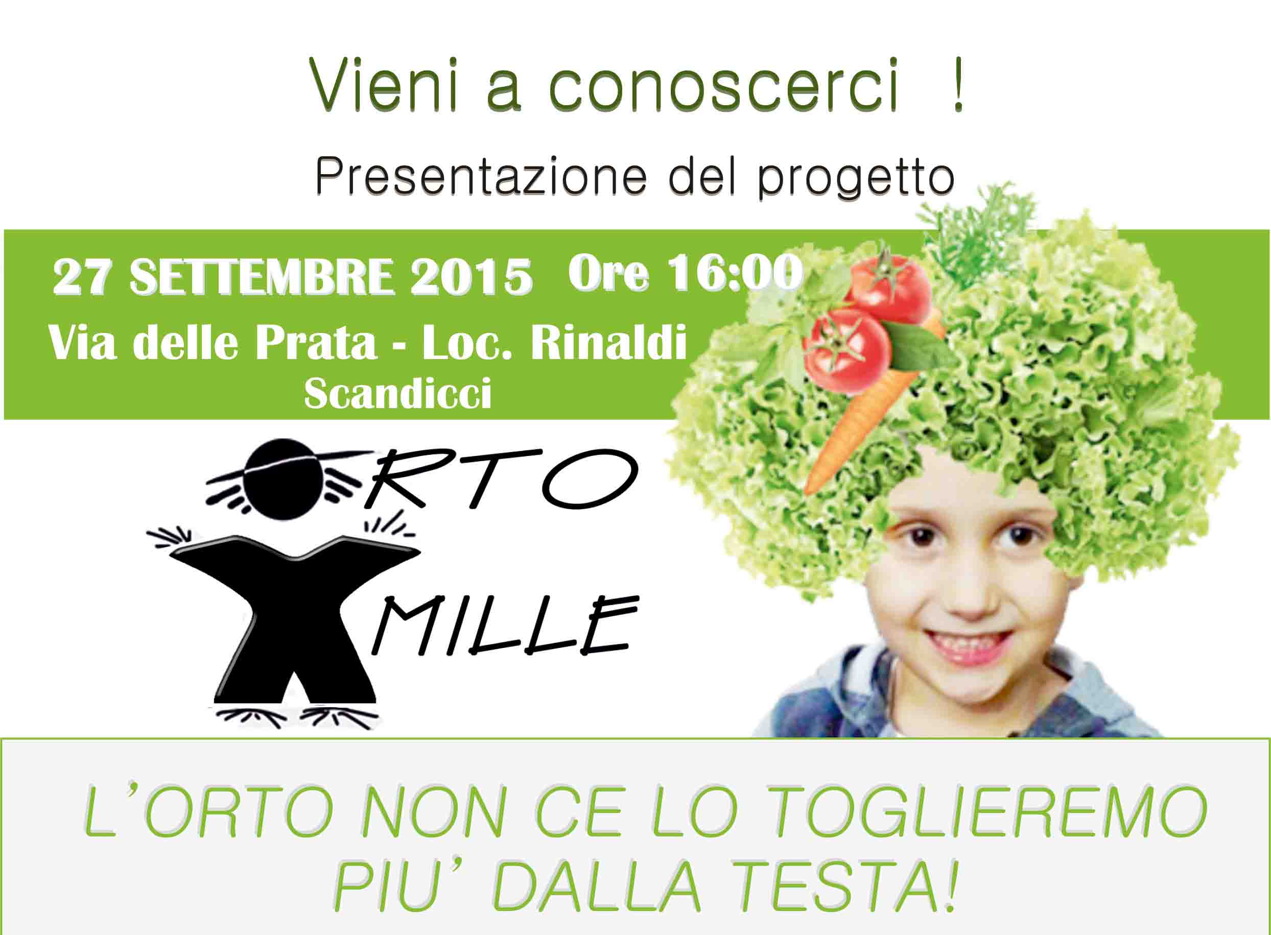 - 3 Giorni alla Presentazione del Progetto a Scandicci !